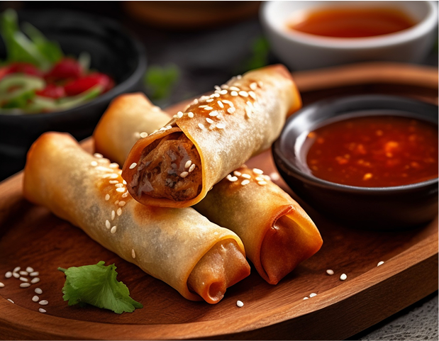 Rollitos filipinos
