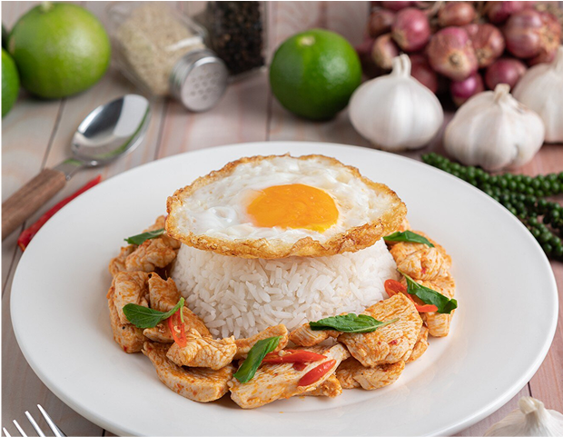Arroz con huevo